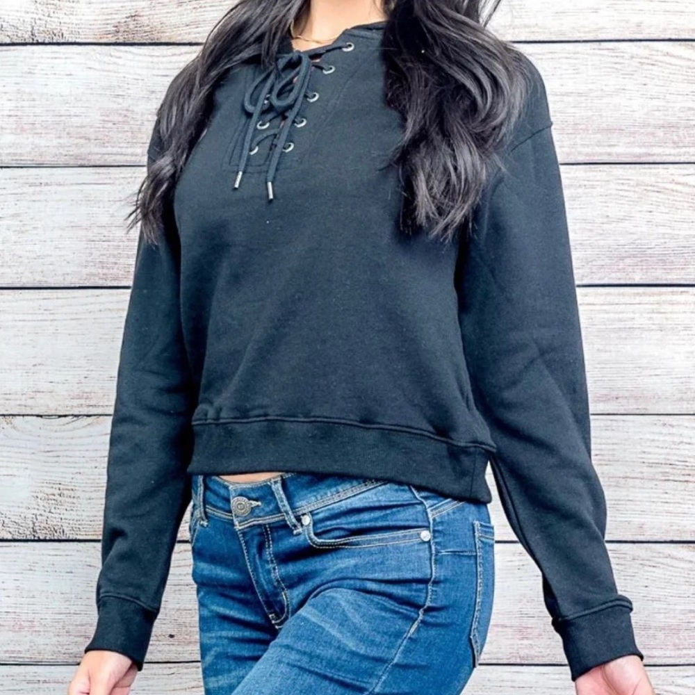 Long sleeve hoodie sweater